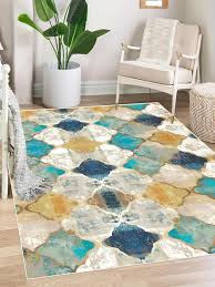 1pc geometric pattern floor carpet