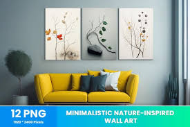 Minimalistic Nature Inspired Wall Art