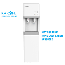 Máy (bình) lọc nước nóng lạnh 2 vòi KAROFI HCV200RO - tích hợp hệ thống lọc  RO 6 lõi lọc, bảo hành 36 tháng