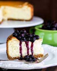 easy cheesecake recipe with blueberry