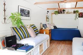 The room you describe is. House Tour A Garage Turned 200 Square Foot Bungalow Apartment Therapy