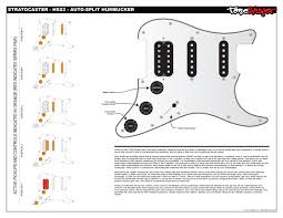 Do you have noise with single coil neck only. Toneshaper Wiring Kit Stratocaster Hss2 Auto Split