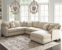 Experience simplicity with this sectional sofa with an ottoman. Farmhouse Sectional Sofas Ashley Furniture Homestore