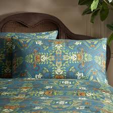 Emerald Forest Teal Bedding M0094 01