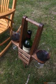 and wine glass holder plans