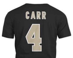 Image of NFL Shop Authentic Derek Carr Home Jersey