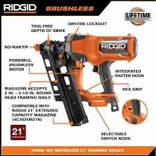 ridgid 18v brushless cordless 21 3 1 2