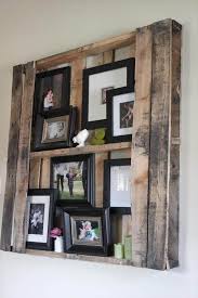 diy pallet wall shelves picture frame
