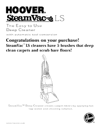 hoover f5892 900 user manual steam vac