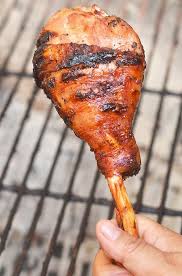 grilled turkey legs caveman pops