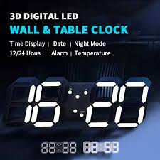Am 3d Led Wall Clock Modern Digital