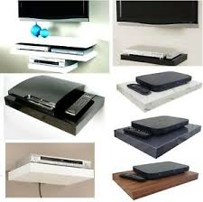 floating wall mount console tv media
