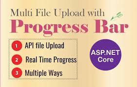 multi file upload with progress bar in