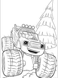 Boys love monster trucks and aj gets to drive one! Easy Blaze Coloring Pages Coloring Pages Ideas
