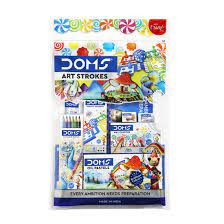 Doms Art Strokes Kit | Perfect Value Pack | Kit for Creative Minds |  Gifting Range for Kids | Combination of 10 Stationery Items | Pack of 2 :  Amazon.in: Home & Kitchen