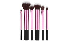 make up brush set pink morgen voordelig