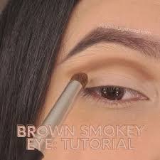 brown smokey eye easy step by step
