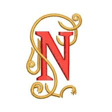 One of the most common hieroglyphs . Yebook Alphabet Letter N Embroidery Design Yebook Alphabet N