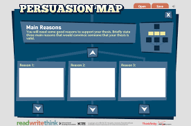 Interactive Persuasion Map Tech Snack Online Graphic Organizers