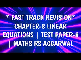 fast track revision rsaggarwal maths