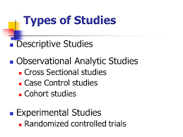 Types of study designs   Objectives To understand the difference     SlideShare