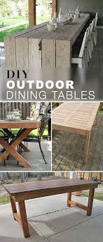 Harvest tables are the perfect accent for any dining room as they help bring family and friends together. Diy Outdoor Dining Table Projects The Garden Glove