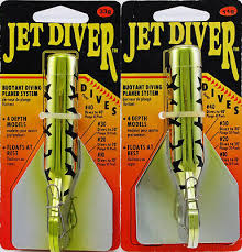 Lot Of 2 Luhr Jensen Jet Diver 40 5540 040 0092 Chart
