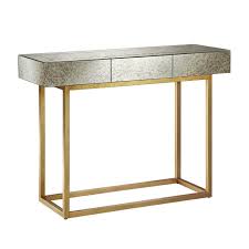 Glam Mirror Gold Console Table