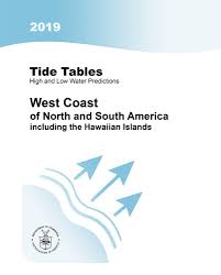 Tide Tables 2019 West Coast Of North South America Incl