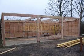 timber frame post and beam garage