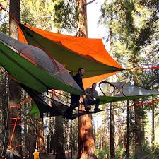 Protect your camp from the wind and rain. Tentsile Connect Tree Tent Orange Tree Tent Hammock Camping Double Camping Hammock