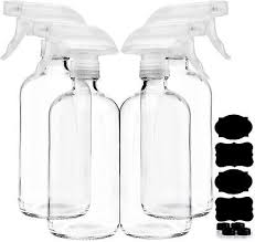Clear Glass Spray Bottles For Cleaning