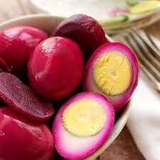 red beet eggs pickled eggs bunny s