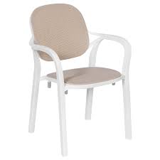 Plastic Garden Chair Yonca White