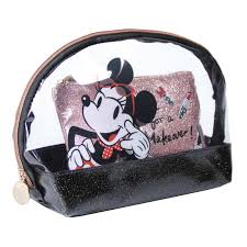 minnie mouse double travel toiletry bag