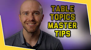 table topics master ideas and tips for