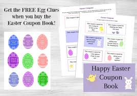 Printable Easter Coupons For Kids Teenagers Non Candy Easter Ideas