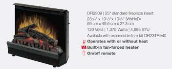 Dimplex Dfi2309 Electric Fireplace