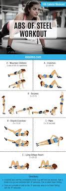abs of steel 100 calorie workout ideal me
