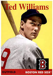 The 1959 fleer ted williams baseball card set includes 80 standard size cards, which measure 2½ by 3½. Amazon Com 2019 Topps Archives 24 Ted Williams Boston Red Sox Baseball Card Collectibles Fine Art