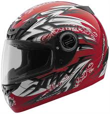 Scorpion Exo 400 Rebel Full Face Helmet Red