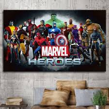 Marvel Superheros Comics Canvas