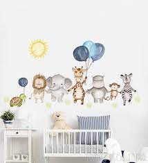 Safari Nursery Wall Sticker Balloon