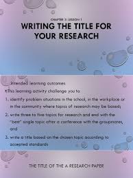 Maybe you would like to learn more about one of these? 1 Writing The Title For Your Research Paper Dependent And Independent Variables Qualitative Research