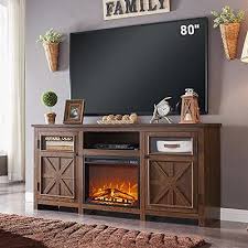 Jxqtlingmu Fireplace Tv Stand For 80