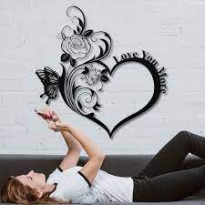 Fl Heart Personalized Metal Wall