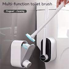 Wall Mounted Toilet Brush With Holder