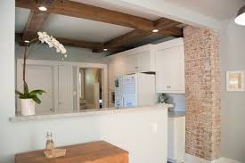 I Love The Lighting Concept With The Faux Beams And Recessed Lights Faux Beams Kitchen Bath Remodeling Home Remodeling