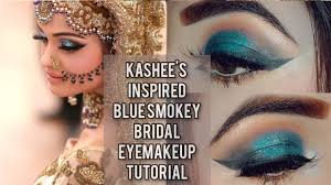 kashee s inspired metallic blue smokey