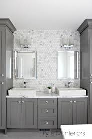 a marble inspired ensuite bathroom